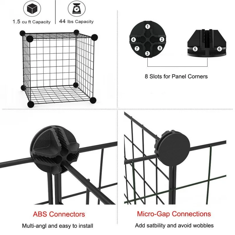 DIY Pet Cat Cage Large Indoor Outdoor Cat House Villa Multi Door & Window Folding Detachable House cat cage cat dog house