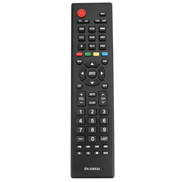 Control remoto de reemplazo EN-22653A compatible con televisores Hisense 32K20D 46K360M 32A320 39A320 40H3 40K360MN 46K360MN 46K360MV1 46K360MV2 40K24D 50H3B 40K360M 40K20D 50K20D 40H3 50H3 50K23DG
