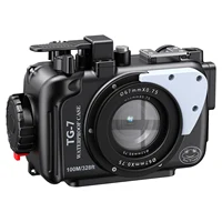 Seafrogs Aluminum Alloy TG-7 Waterproof Camera Case For Olympus TG7 Professional Scuba Diving 100m/328FT Camera Protective Cover 1