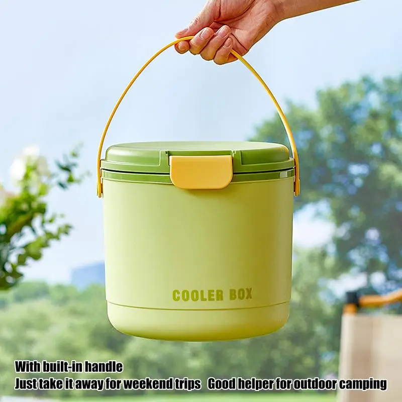 thumbnail image 2 of Triple-Insulated Ice Bucket With Lid - Portable Wine Cooler That Keeps Ice Cold 12-24 Hours 2 of 11