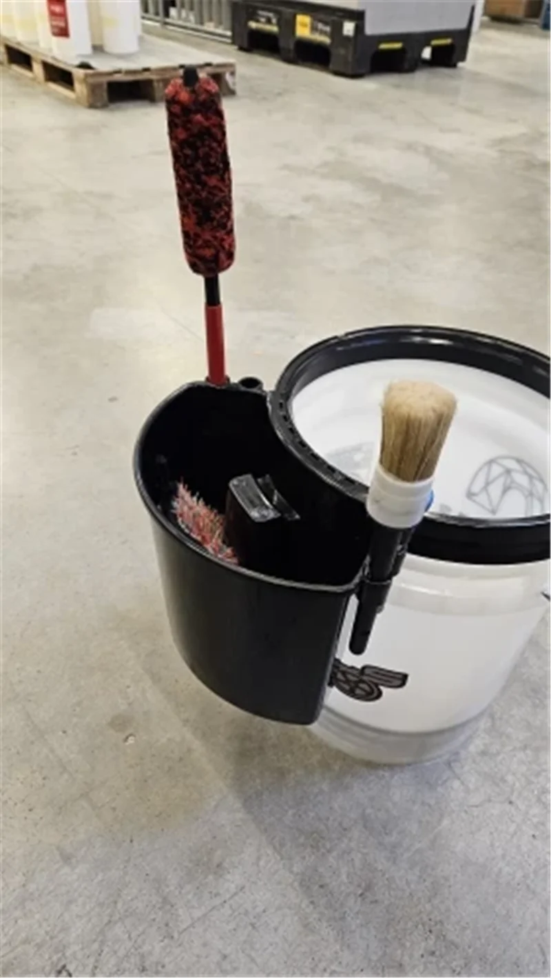 Universal Bucket Organizer Car Detailing Tools Towels Brushes Mitt Fast Easy Storage Kits External Hanging Barrel Wash Bucket
