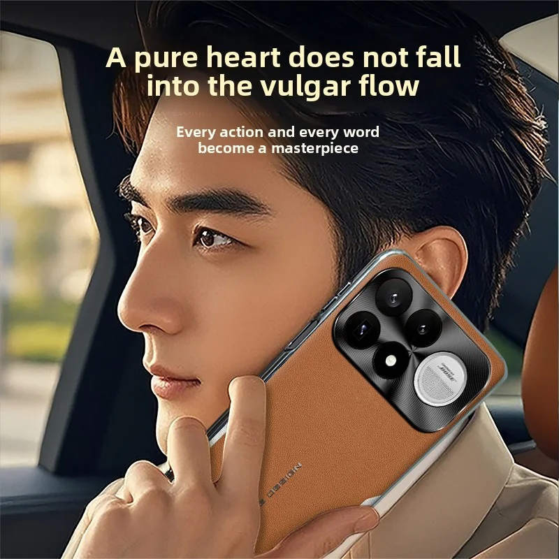 Luxury PU Leather Skin Protective Back Cover Case