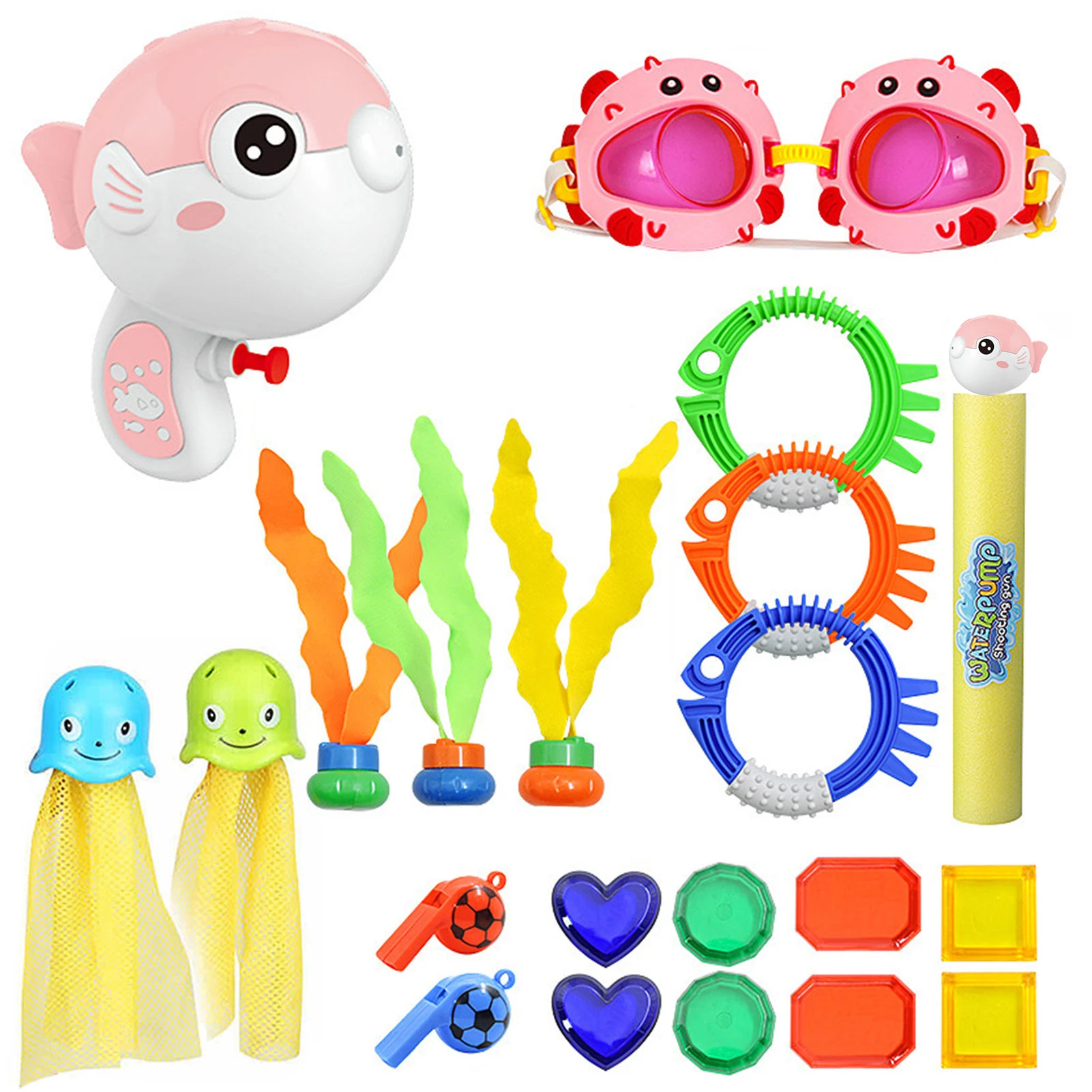 Juguetes de buceo para piscina, juguete de agua duradero y divertido para niños, fácil de usar, anillo de pez de buceo, juguete de para adolescentes| | - AliExpress