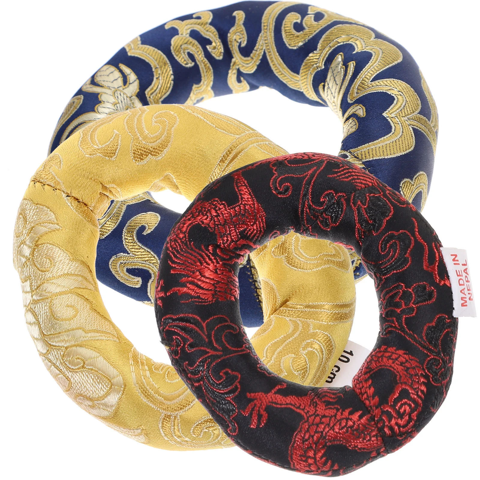 

Ring Cushion Pillow for Tibetan Singing Bowl Buddha Sound Bottom Mat Yoga Gifts