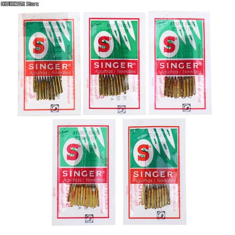 

Mix Size Singer Needles Sewing Needle Domestic Sewing Needle Multifunctional Electric Sewing Machine Titanium Plated Needle 50 X