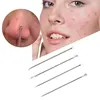 Stainless Steel Beauty Needle Acne Needle Dual-purpose Acne Remover Acne Removing Acne Beauty Tools Pimple Pin 4 PCs Set 2