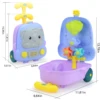 Toddler Beach Toys for Kids ,8 Piece Sand Toys Including , Watering Can, Rake, Shovel, 4 Sand Molds,Outdoor Indoor Play Gift 5