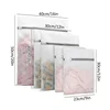 5Pcs Mesh Laundry Bags Durable Honeycomb Mesh Laundry Organizer Bags Reusable Washing Machines Bag 6