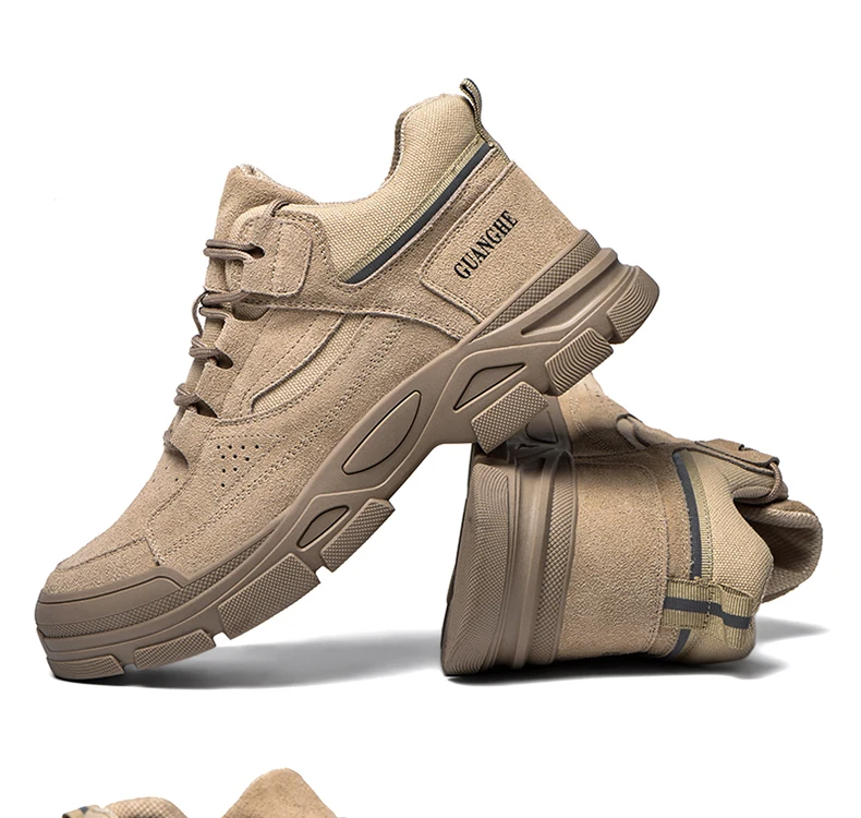 Safety Shoes Anti Smashing Anti Piercing Wear-Resistant Anti Slip Kevlar Midsole  Are Fashionable Breathable And Comfortable
