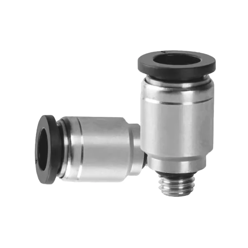 5PCS 3mm 4mm 5mm 6mm M3 M4 M5 M6 1/8" BSP Male Thread Hose Tube One Touch Air Pneumatic Pipe Fitting Push In Quick Connector