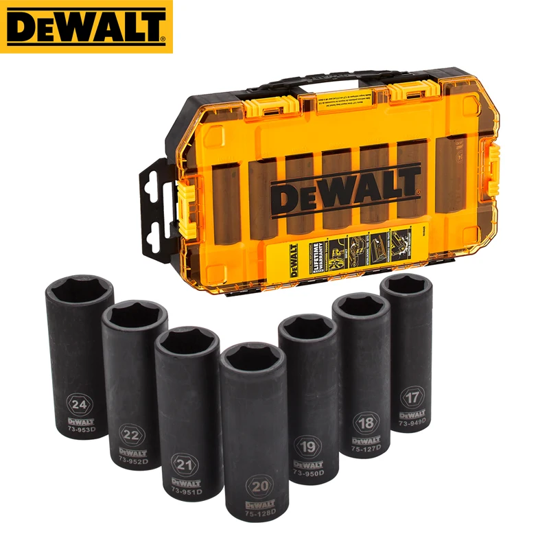 DeWalt-インパクトレンチ,コードレスパワーツール,インパクトレンチ,インパクトレンチ,1/2インチソケットの7個セット  Aliexpress