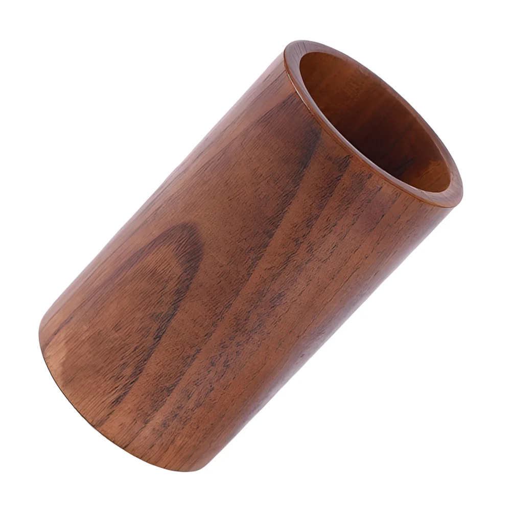 Dishwasher Cutlery Basket Wooden Barrel Pencil Holder Tableware Drainer Jujube Flatware Organizer 2