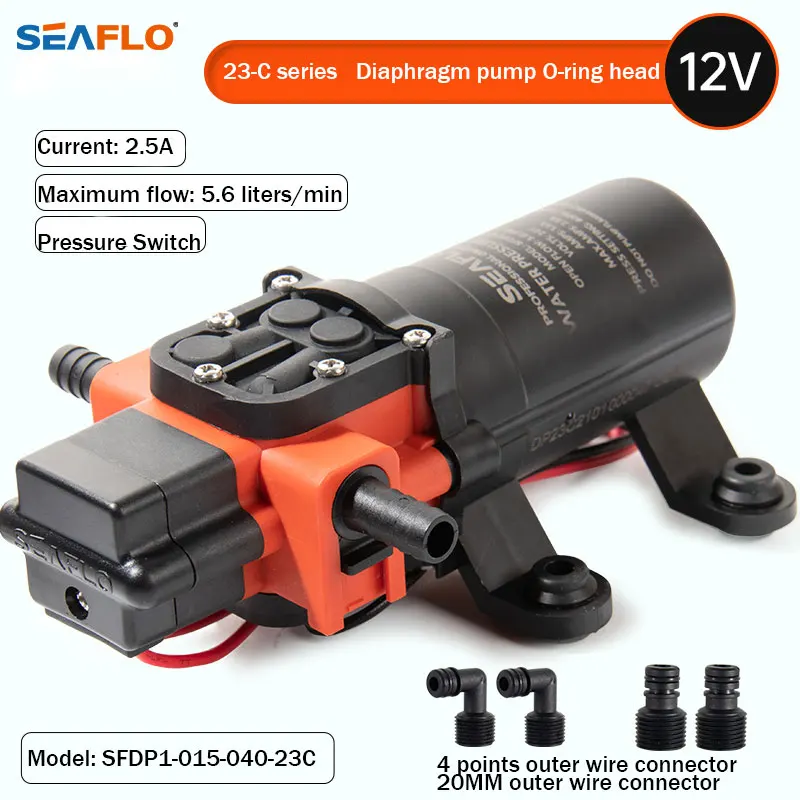 Seaflo pressurized water pump 17 Ltr./min. 12V water pump fresh water pump  pump
