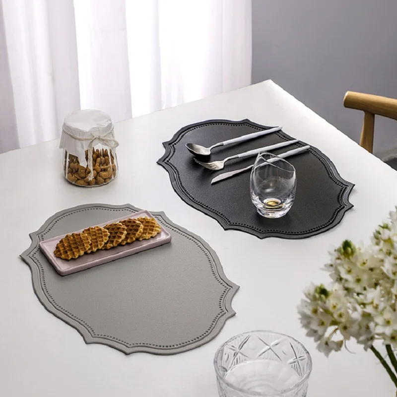 MatsLeatherPlacematStyleRetroPlacematEuropeanCreativeHeat
