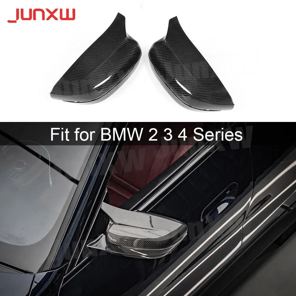 

Carbon Fiber Rear View Side Mirror Cover Caps Trim for BMW 2 3 4 Series G42 G20 G22 G23 G26 2020+ Add On Car Accessories Styling