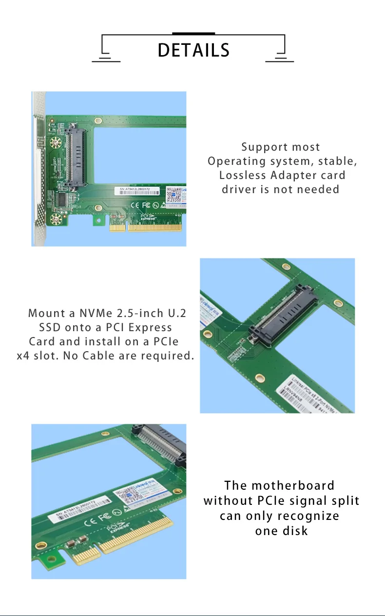 linkreal ssd para pci express gen cartão nvme ssd adaptador