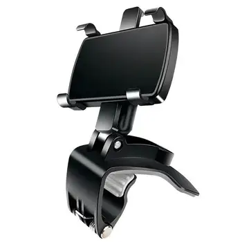 Supporto Universale per Telefono da Auto, Clip per Cruscotto, Supporto GPS per Cellulare, Staffa per Auto