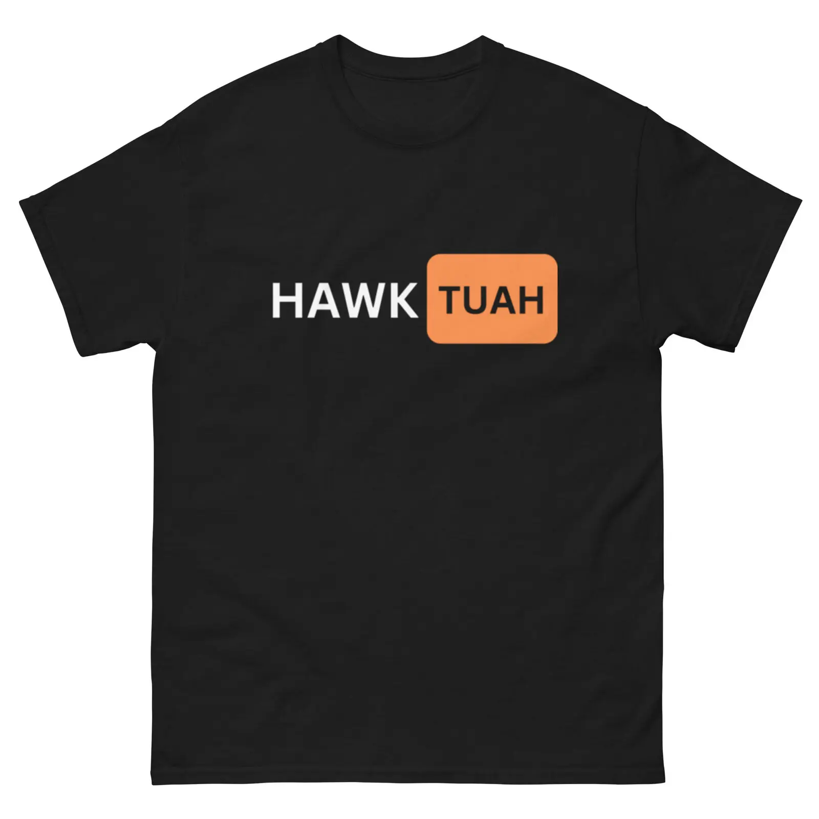 

Представляем футболку Hawk Tuah!