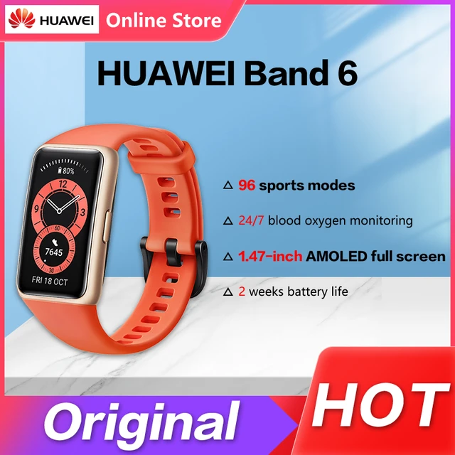 Global Version HONOR Band 7 1.47 Inches AMOLED Display 2 Weeks Battery Life  24/7 Blood Oxygen Monitoring Smartband - AliExpress