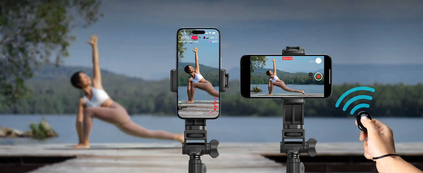 Reverse Folding Stand Kit for Smartphone with Wireless Remote Universal Camera P