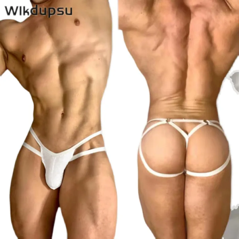 Mens Hot Sexy G String Thong Erotic Jockstrap Bondage Underwear Penis Pouch Strap Legs Harness Garter Lingerie Gay Male Costumes