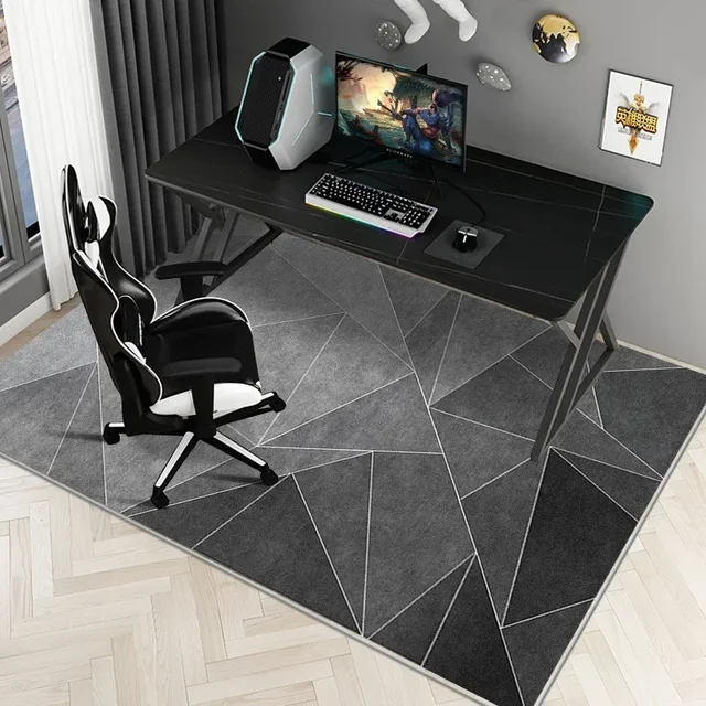VIKAMA e-Sports Chair Floor Mat – Non-Slip Desk & Bedroom Carpet 1