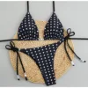 2025 Polka Dot Bikini Set Women Two Piece Swimwear - Flirty Sexy Instagram Beach Vacation Push Up Swimsuit