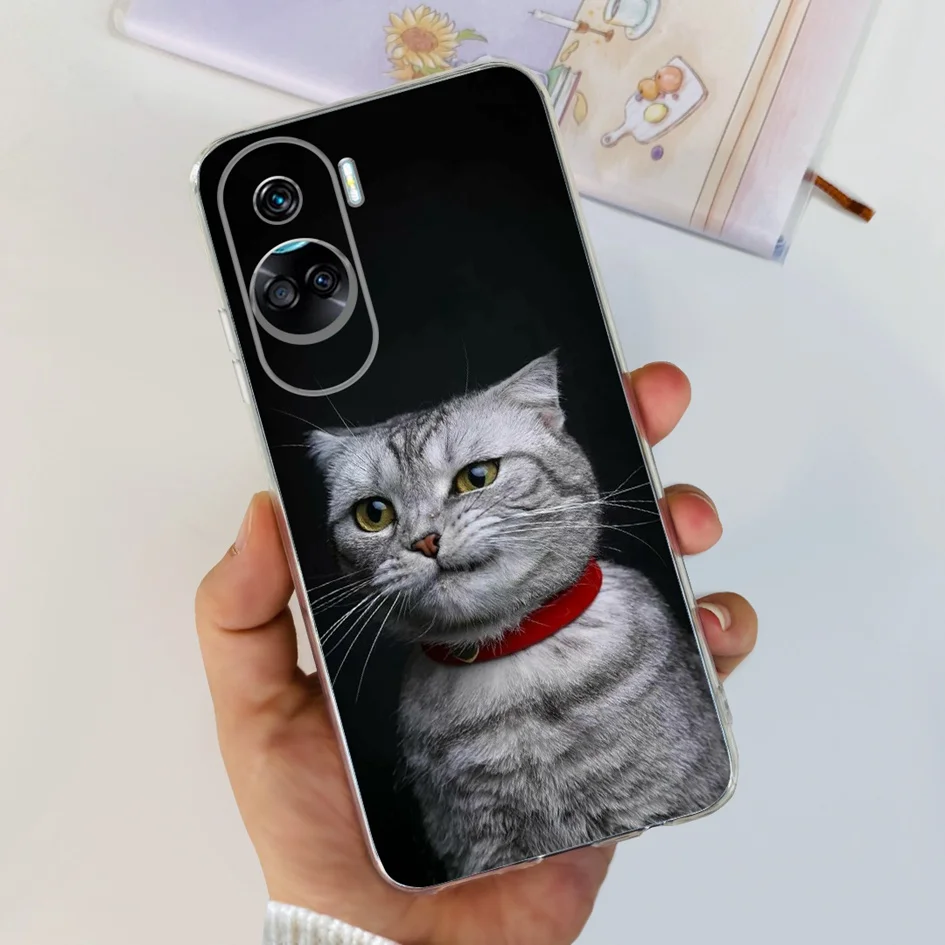 Stylish Pattern Soft Silicone Clear Back Cover