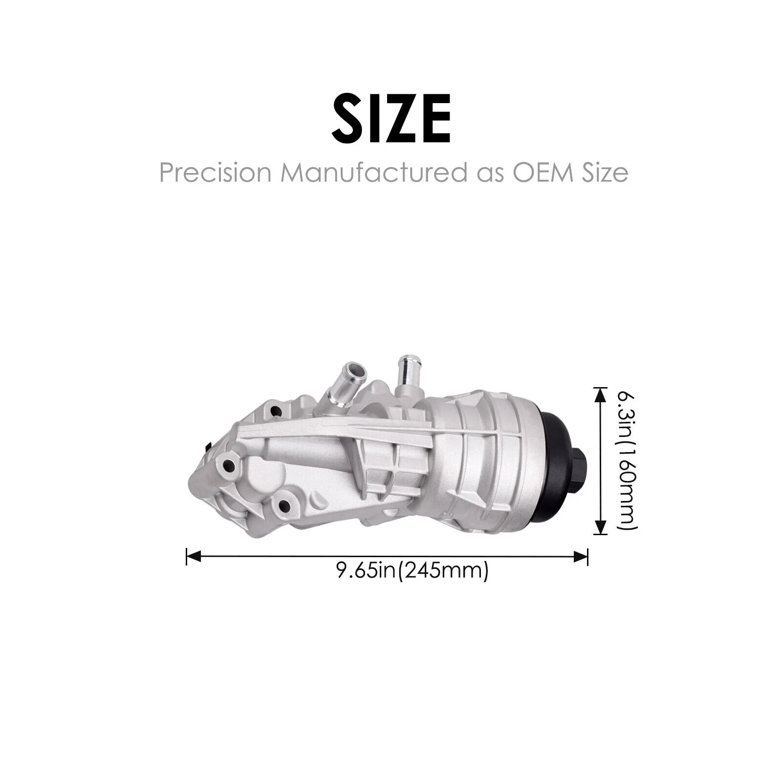 2701800810 2701800500 2701800610 Aluminum Engine Oil Cooler Filter Housing Fit Mercedes Benz A GLA GLB-Class CLA 180 200 220 250