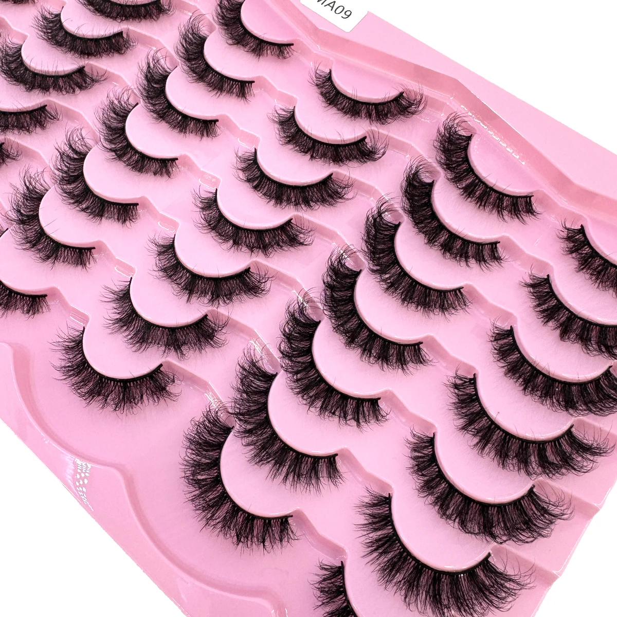 Description Picture 2 of itemNew 21 Pairs Mink Fake Eyelashes Faux 3D Natural Long False Eyelashes Mink Lashes Soft Fluffy Lashes Extension Makeup Kit