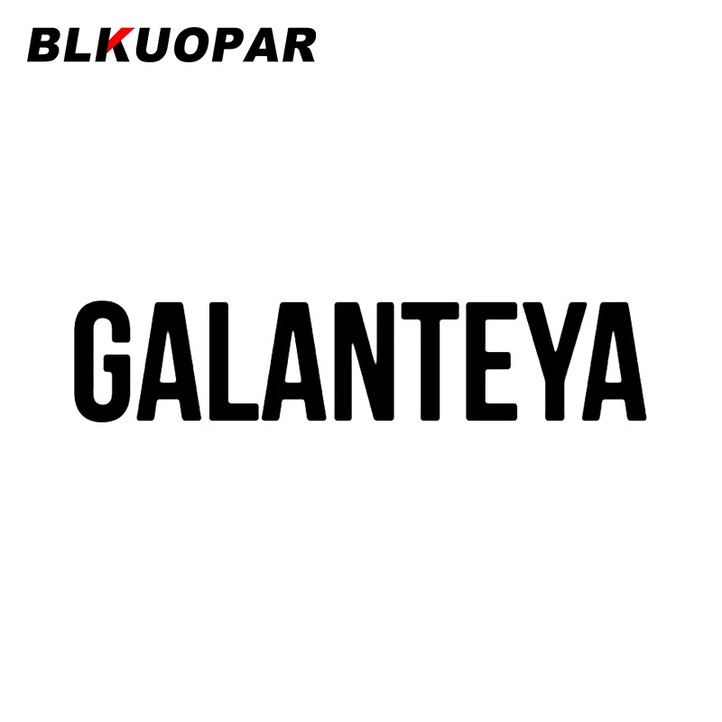 

Автомобильная наклейка BLKUOPAR GALANTEYA, Солнцезащитная наклейка с защитой от царапин, персональная наклейка для ноутбука, холодильника, скейтборда, автомобильные аксессуары