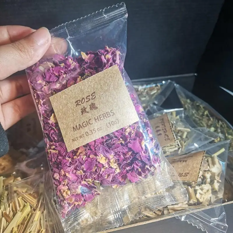 30 Herbs Witchcraft Kit Dried Herb Kit With Crystal Spoon Home Decor For Wicca Witchcraft Gifts For Women