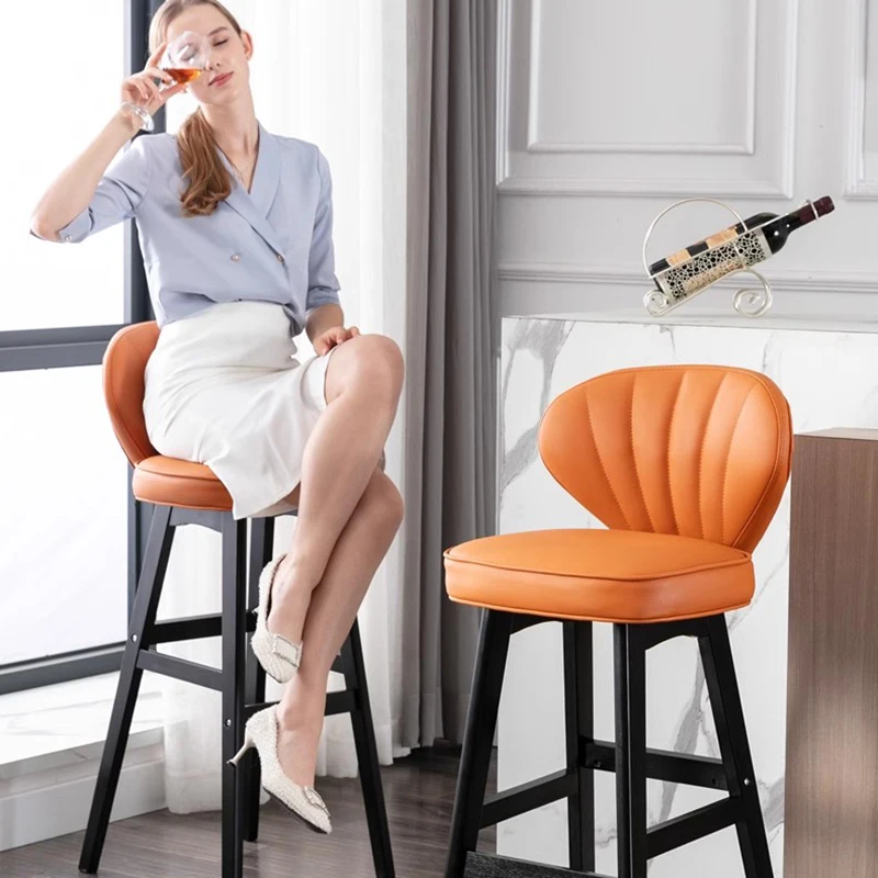 

Wood Kitchen Bar Stools Office Accent Reception Desks Nordic Bar Stools Luxury Make Up Party Living Room Banqueta Home Furniture