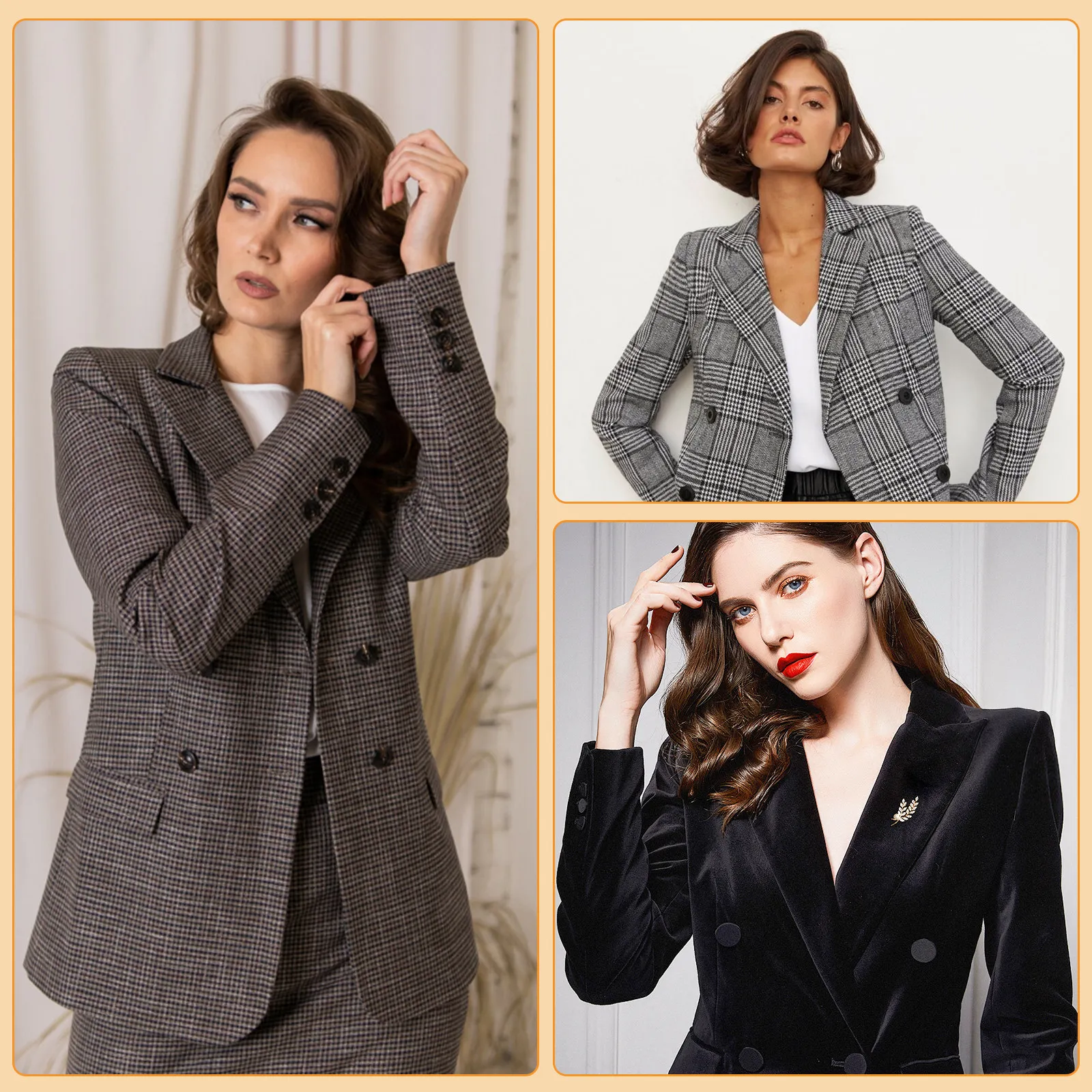 2 쌍의 편안한 재사용 가능한 어깨 패드 세트 여성용 어깨 확대 부드럽고 둥근 모양 티셔츠 블라우스 드레스 슈트 코트