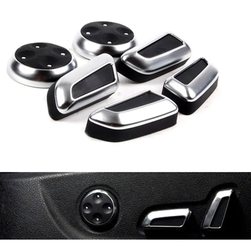 

6pcs Seat Adjustable Knob Button Switch For Volkswagen /VW Jetta MK5 GTI Passat B7 CC Tiguan for Audi Q3 Q5 A3 A4 A5 A7