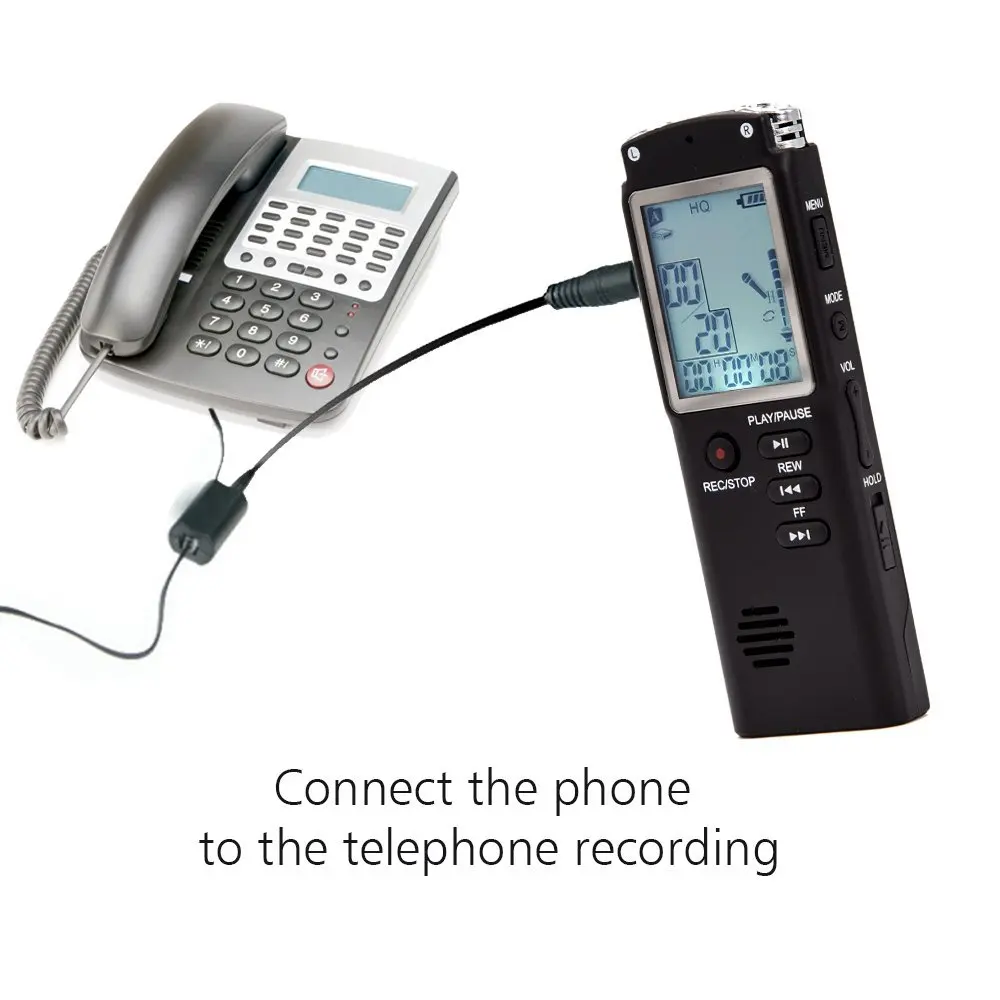 Digital Audio Voice Recorder 16GB/32GB/64GB High-Quality Intelligent Noise Reduc