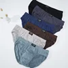 2 Pcs Men's 100% Cotton Briefs Underwear - Plus Size L-7XL, Breathable Soft Elastic Waistband Moisture Absorbent Male Underpants