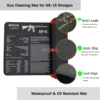 MIDUG AR-15 Cleaning Mat Shotgun Rifle Cleaning Pad Anti-Slip Rubber Gun Mat for AR 15 Accessories 35 X 12 inches 2