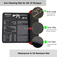 MIDUG AR-15 Cleaning Mat Shotgun Rifle Cleaning Pad Anti-Slip Rubber Gun Mat for AR 15 Accessories 35 X 12 inches 2