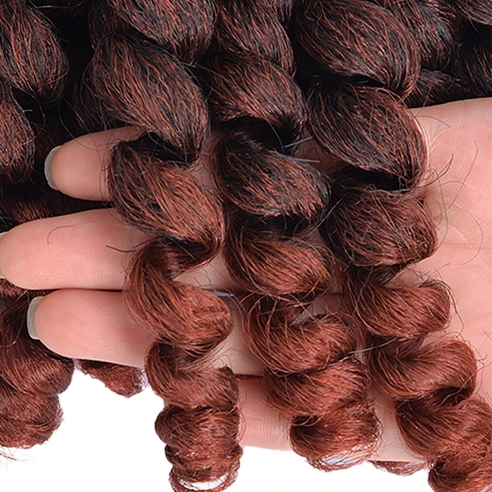 Wand Curl Crochet Braids Hair Jamaican Bounce Wand Curls Crochet Hair Extensions 8 Inch Synthetic Afro Crochet Braid Hair 6