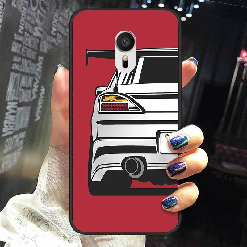 Silicone Phone Case For Meizu MX5 MX6 Cases Soft Cover Fundas For meizu mx5 mx6 Shell Fashion Cool JDM Sports Car Bumper best meizu phone cases Cases For Meizu