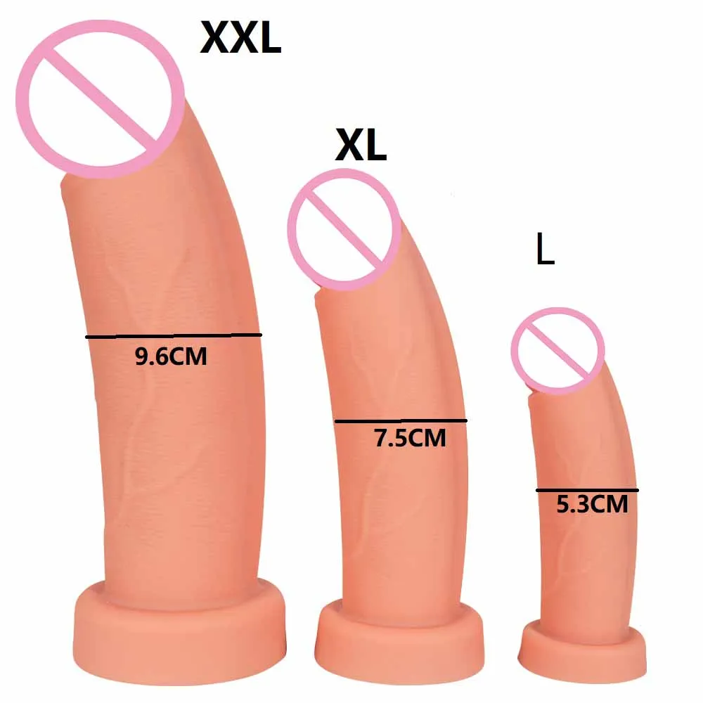 LXLXXL Huge Anal Dildo Fake Penis Stimulate Vaginal Anus 18 Sex Toys For  WomenMen Masturbators Realistic Buttplug Anal Toys - AliExpress