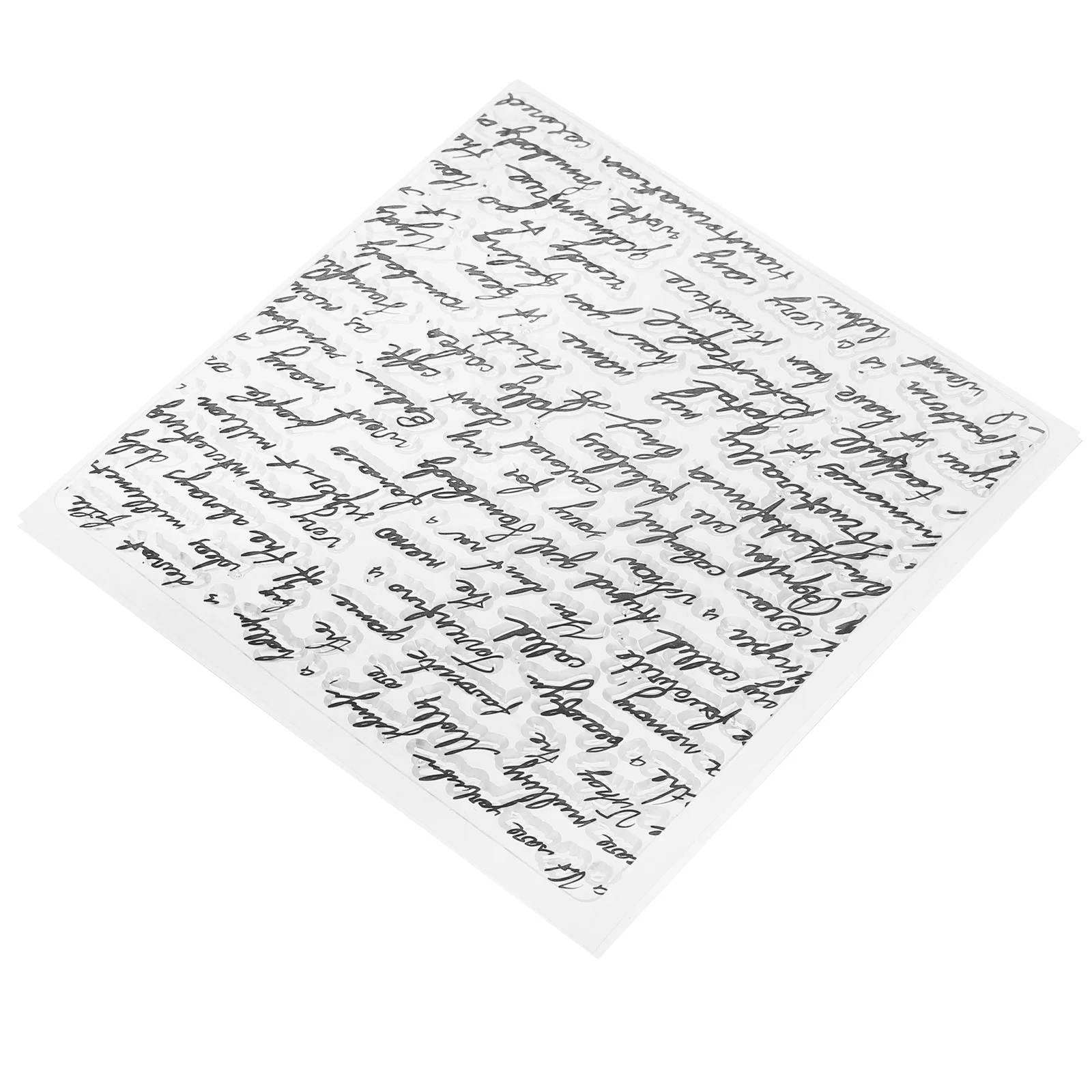 

Alphabet Letter Rubber Clear Stamps Transparent Silicone Stamps Seal for DIY Scrapbooking Paper Journaling Photo Album Making