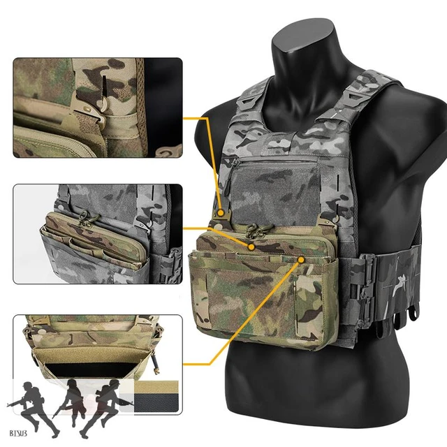 Tactical Vest DOPE Front Flap Kangaroo Warehouse replacement panel