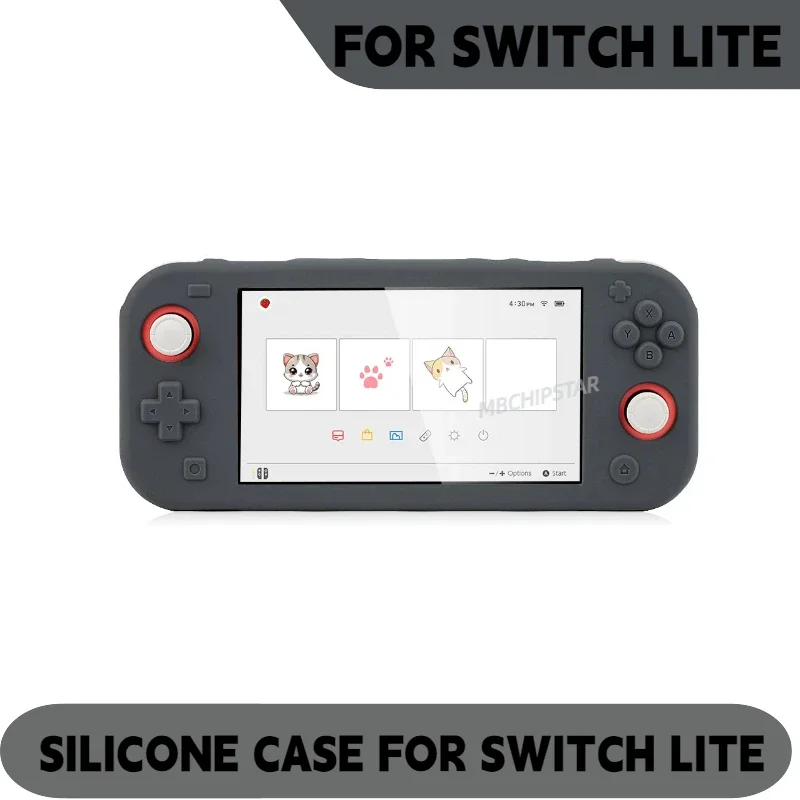 Silicone Protective Skin Cover for Switch Lite - Enhanced Grip and Durability