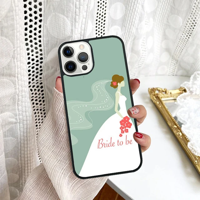 Elegant 'Bride-to-Be' Wedding Phone Case - Stylish Protective Back Cover