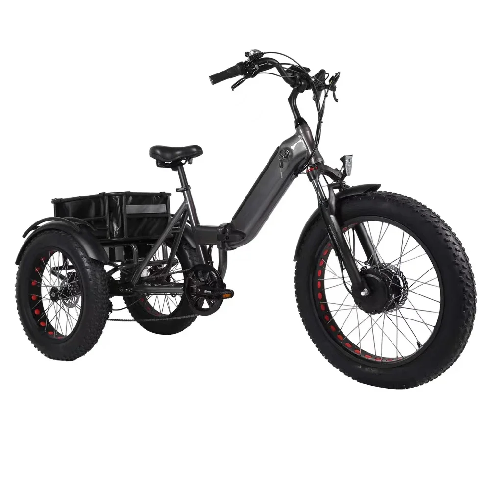 Cheap Trike Tire Trike Scooter Fat 3 Wheel Triciclo Elettrico Fat Cargo Wagon Pane Con Pneumatico Cbre