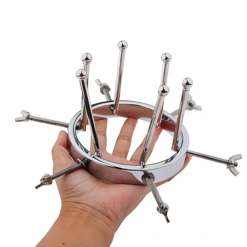 Adjustable Huge Stainless Steel Anal Dilator Metal Vaginal Speculum Fisting Vaginal Dilator Anal Training dildos Adult Sex Toys