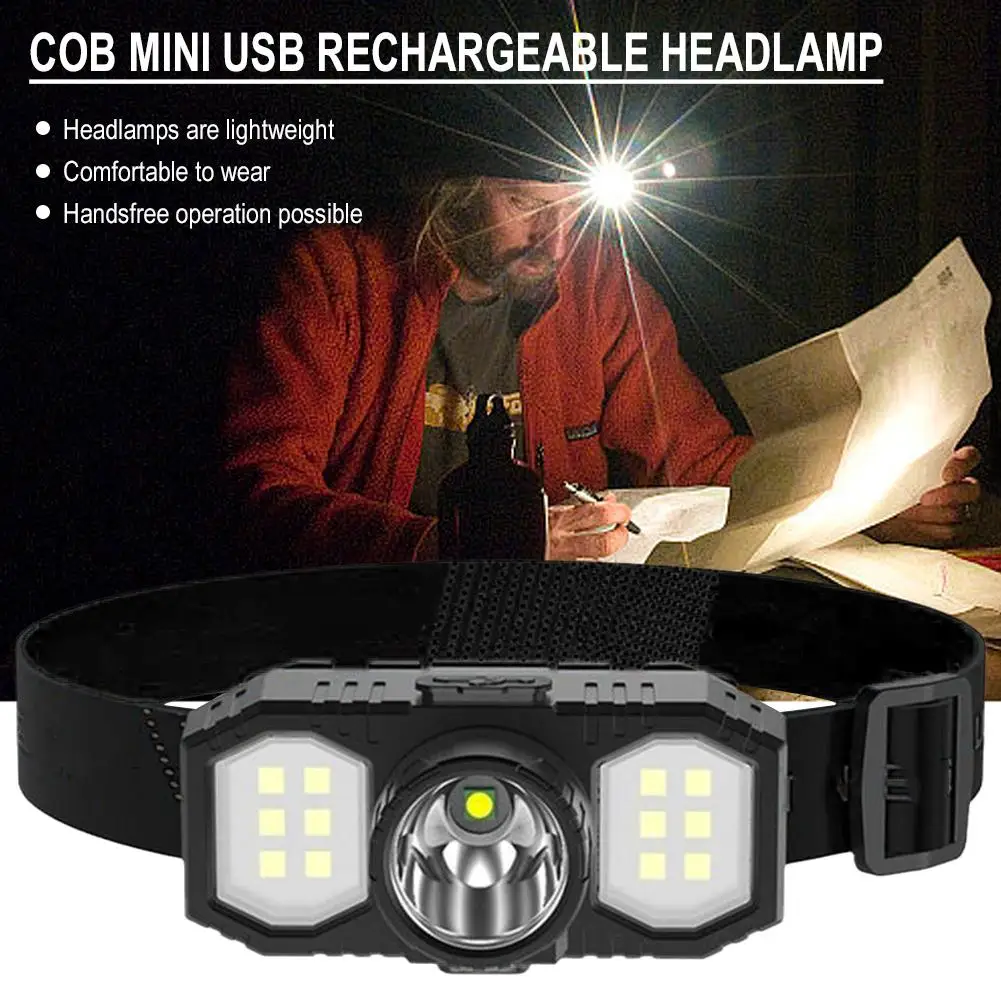 휴대용 USB 충전식 IP65 방수 3 가지 모드 강력한 램프, LED 낚시 조명 마운트 램프, 야외 캠 B2x4