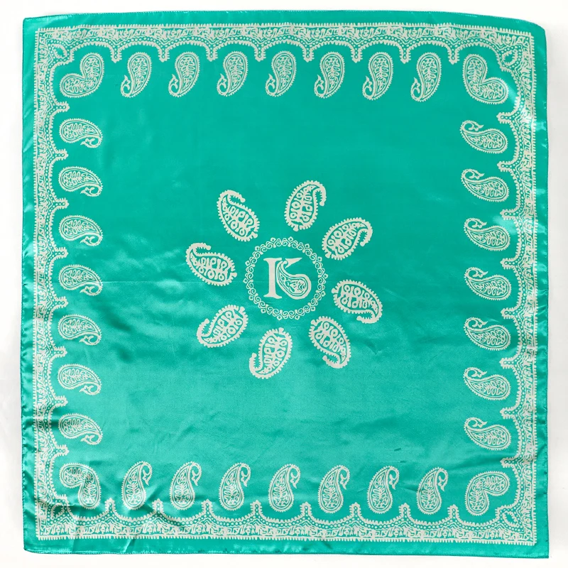 90x90cm Square Scarf for Women Head Shawls and Wraps Luxury Print Neck Scarves Hijab Bandana